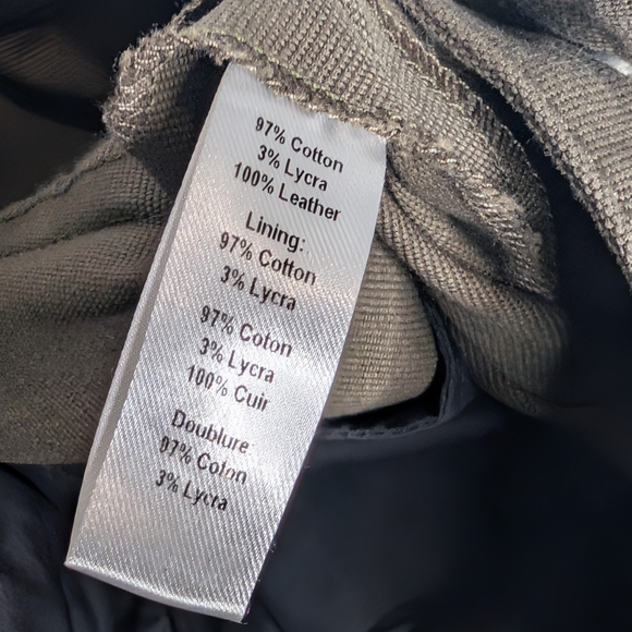 Marissa Webb Green Pants with Leather Knee Patch - Picture 9 of 9